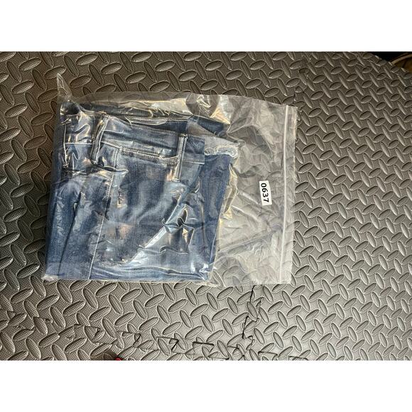 Mother Denim The Swooner Roller Crop Fray Wide Leg Flare - Come Sundown 25 - Picture 10 of 10